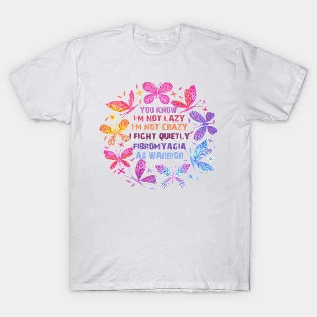 Fibromyalgia as Warrior T-Shirt by Fibromyalgia Store